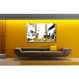  Ručno slikane slike na platnu na platnu POP Art NEW YORK 3-dijelna () Cijene