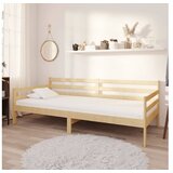  Dnevna postelja z vzmetnico 90x200 cm trdna borovina | Shoptok.si