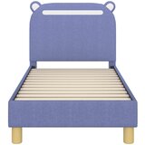  Okvir kreveta za malu djecu s naslonom Traper plava 70 x 140 cm | shoptok.hr