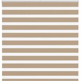 vidaXL Zebra zavesa peščeno rjava 150x100 cm širina blaga 145,9 cm poliester, (5000297649) | Shoptok.si