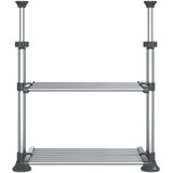  Kuhinjska polica 50 x 25 x (50 - 70) cm aluminijska | shoptok.hr