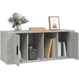 TV ormarić boja betona 100 x 35 x 40 cm od konstruiranog drva | Eponuda.ba