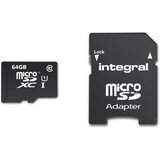 Integral spominska kartica z SD adapterjem 64GB SMARTPHONE TABLET MICRO SDXC class10 UHS-I U1 INMSDX64G10-90SPTAB Cene