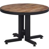 vidaXL klubska mizica okrogla Ø55x40 cm trdna predelana tikovina | Shoptok.si