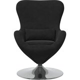  Jajolika fotelja Crna Baršun | shoptok.hr