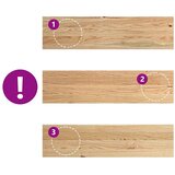  Prozorske klupice 2 kom 80x20x2 cm netretirane masivne hrast | shoptok.hr