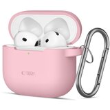 TECH-PROTECT SILIKONSKI OVITEK HOOK ZA APPLE AIRPODS 4 DUSTY PINK, (22006458) | Shoptok.si