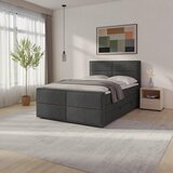 Livetastic BOXSPRING POSTELJA 140 cm x 200 cm , les, kovina, umetna masa, tekstil antracit Cene