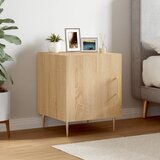 vidaXL Nočna omarica sonoma hrast 40x40x50 cm inženirski les | Shoptok.si