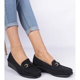 Gemre Black women's wedge loafers Sameri | shoptok.hr