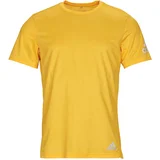 Adidas Majice s kratkimi rokavi RUN IT TEE M Rumena