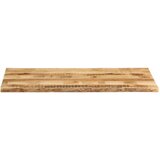 Stolna ploča sa živi rub 140x60x2 5cm masivno grubo drvo manga | shoptok.hr