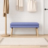  Klupa s dvostrukim slojem Traper plava 110 x 40 x 47 cm Tkanina | shoptok.hr