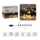  Božićne LED lampice 15 m, 300 LED – topla bijela s hladnim bljeskom | shoptok.hr