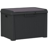  The Living Store Vrtna škatla za shranjevanje z blazino antracitna 125 L PP - Vrtna Škatla Za Shranjevanje, (21445442) | Shoptok.si