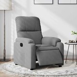 Maison Chic Električni naslanjač - Relax naslanjač tem. siva mikrovlakna, (22062111) | Shoptok.si
