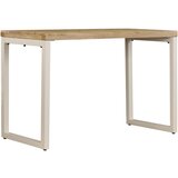 Maison Chic Jedilna miza - Kuhinjska miza - Jedilni stol 115x55x76 cm trden mangov les in jeklo, (21715140) Cene