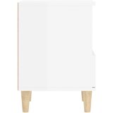  Noćni ormarići 2 kom visoki sjaj bijeli 40x35x50 cm | shoptok.hr