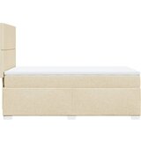  Krevet s oprugama i madracem krem 90 x 190 cm od tkanine | shoptok.hr