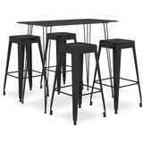  5-dijelni barski set crni Cijene