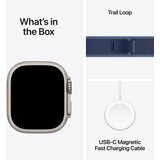 Apple Watch Ultra 3 Trail Loop M/L Barva MEWU4QF/A pasu: Modro/Svetlo modra 49mm titanov ohišje Naravno | Shoptok.si