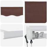 Tenda na automatsko uvlačenje smeđa 400 x 300 cm | shoptok.hr