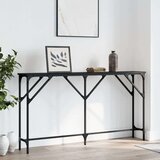 Konzolni stol crni 140 x 23 x 75 cm od konstruiranog drva Cijene