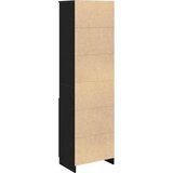  Visoka komoda crni hrast 50x35x180 cm od konstruiranog drva | shoptok.hr