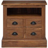 Ormarić za pohranu Smeđa 60 x 30 x 60 cm Čvrsto teak drvo | shoptok.hr