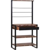  Kuhinjski stalak višebojni 80x40x160 cm čvrsto drvo reciklirano | shoptok.hr