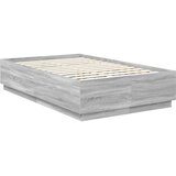  Krevetna konstrukcija S LED lampica Siva Sonoma 120 x 190 cm | shoptok.hr
