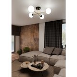  Luster na šipci MAGNUM 4xE14/10W/230V bela/zlatna/crna | Eponuda.com