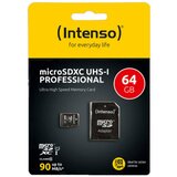  SD kartica INTENSO Class 10, UHS-I +adapter 64GB Cijene