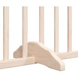 vidaXL Vrata za pse s vratašcima 12 panela sklopiva 960 cm drvo topole | shoptok.hr