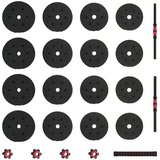  2-u-1 set bućica Crna i crvena 121 x 19 5 x 19 5 cm | shoptok.hr