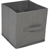 Ormarić za pohranu s 3 platnene ladice sivi 34x34x101 cm čelik | Eponuda.com