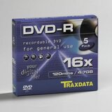  DVD-R TRAXDATA, 4.7GB, 16X, box 5 kom | Eponuda.ba