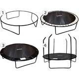SKYFLYER trampolin črni – 304 cm | Shoptok.si