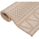  Vanjski tepih ravnog tkanja 80 x 250 cm smeđe pruge | shoptok.hr