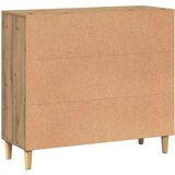  Komoda boja hrasta artisana 90 x 34 x 80 cm konstruirano drvo | shoptok.hr