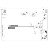  Brilagi - LED luster na sajli CRESTO 3xGU10/10W/230V zelena | Eponuda.com