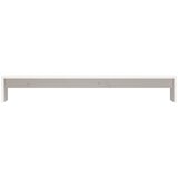  Stalak za monitor bijeli 100 x 27 x 15 cm od masivne borovine | shoptok.hr
