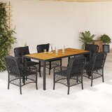  9-dijelni vrtni blagovaonski set s jastucima od poliratana | shoptok.hr
