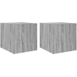  Zidni TV ormarići LED 2 kom siva boja hrasta 30,5 x 35 x 30 cm | Eponuda.ba