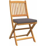 Bistro set za vrt 3 kom. Smeđa Čvrsto drvo akacije | shoptok.hr