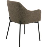 House Nordic Rjav oblazinjen jedilni stol z nasloni za roke Melilla – | Shoptok.si