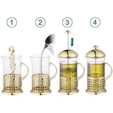 Altom design vrč i preša za čaj i kavu 350 ml, zlatna, 020302374 | shoptok.hr