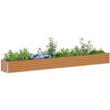  Povišena vrtna gredica 390 x 50 x 36 cm Cinkani čelik | Eponuda.com