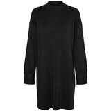 Vero Moda Pletena obleka 'Goldneedle' črna | Shoptok.si