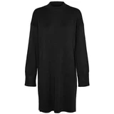 Vero Moda Pletena obleka 'Goldneedle' črna